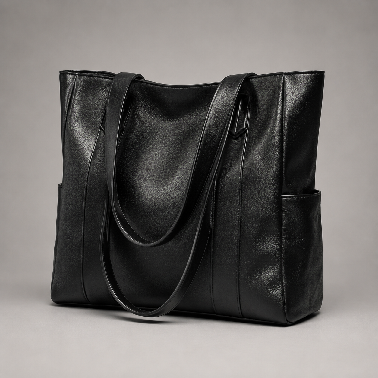 Classic Leather Tote Bag detail