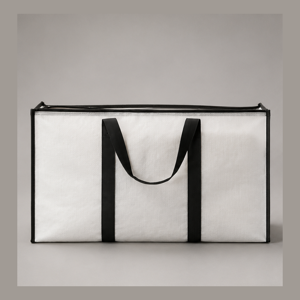 Large Canvas Storage Tote