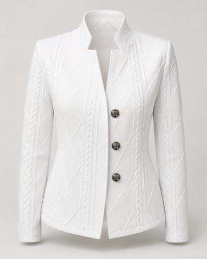 Cable Knit Blazer Jacket side