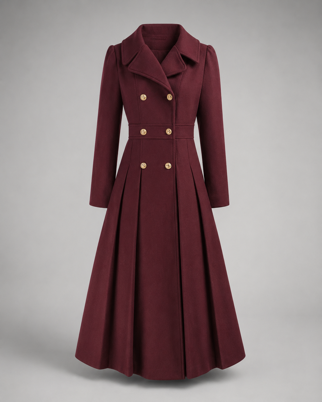 Double-Breasted Wool Coat side