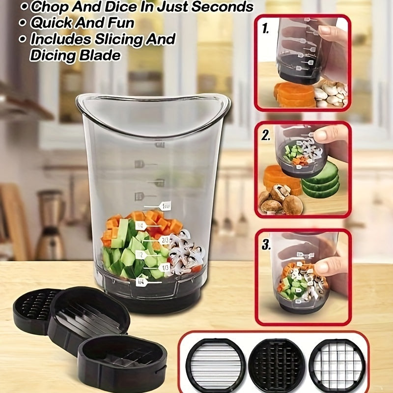 3-in-1 Manual Slicer & Shredder - QuickSlice
