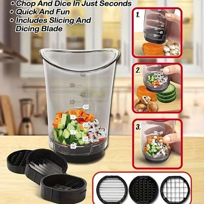 3-in-1 Manual Slicer & Shredder - QuickSlice