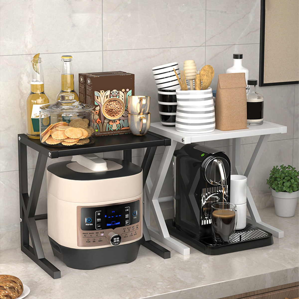 Double Layer Kitchen Storage Rack - Milan