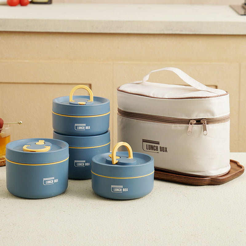 Multilayer Insulated Lunch Box with FREE Carry Bag - ThermoBox