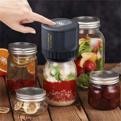 Electric Vacuum Sealer for Mason Jars - Airtight in 30 seconds