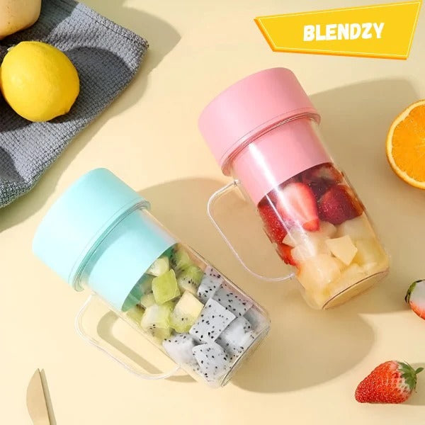 Portable smoothie mixer with battery – fresh drinks in 30 seconds
