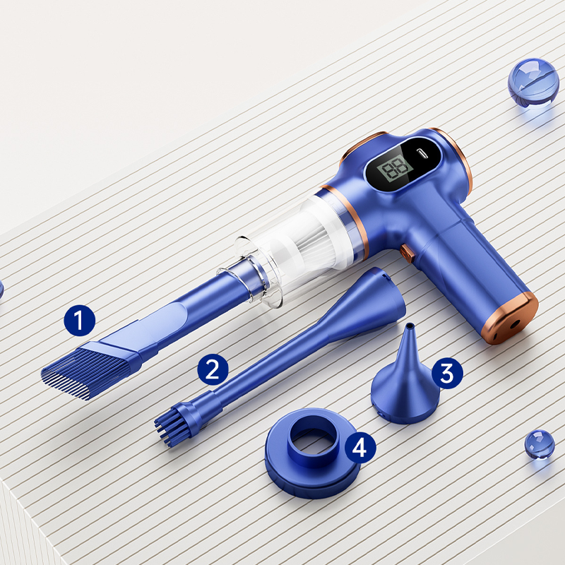 4-in-1 Cordless Handheld Vacuum Cleaner – Compact & Rechargeable