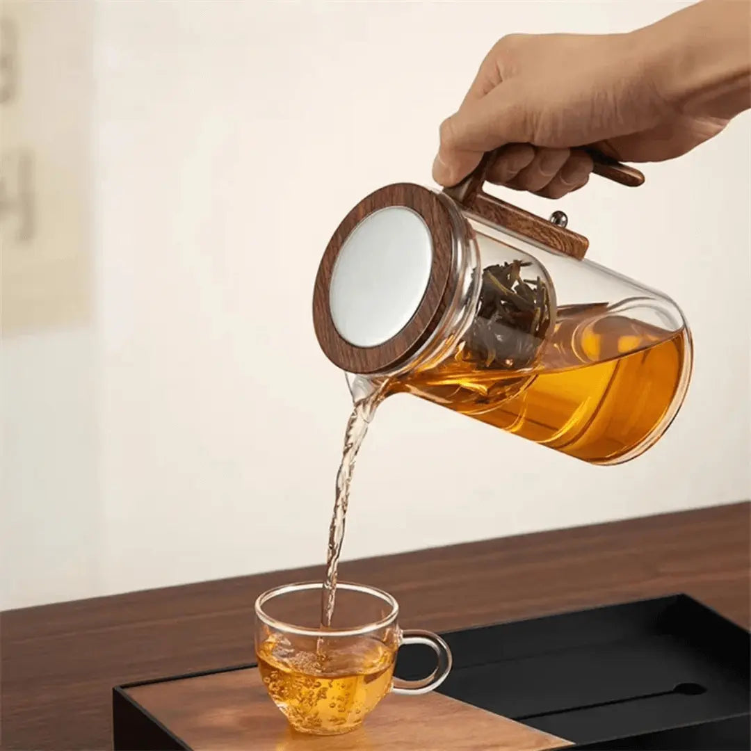 Stylish transparent teapot - ClearBrew