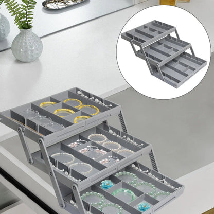 Smart 3 Tier Drawer Organizer - Expandable & Space Saving for Standard Drawers