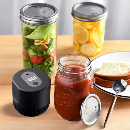 Electric Vacuum Sealer for Mason Jars - Airtight in 30 seconds
