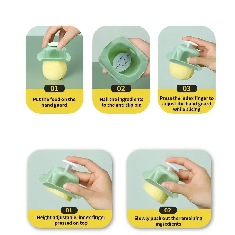 Multifunctional vegetable slicer with handle