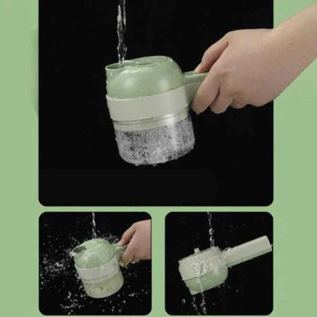 4-in-1 electric chopper with USB charging function