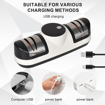 3 Speed ​​Electric Knife Sharpener with LED Display - EdgeMaster