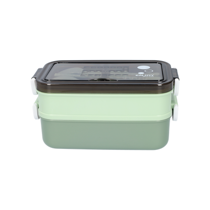 3-tier lunch box with soup container and cutlery