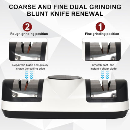 3 Speed ​​Electric Knife Sharpener with LED Display - EdgeMaster