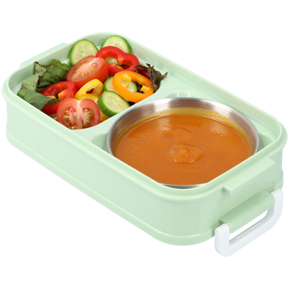 3-tier lunch box with soup container and cutlery