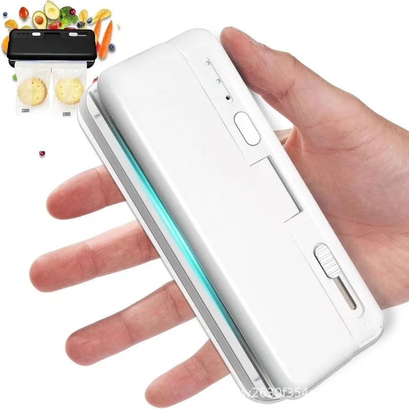 Mini bag sealer, rechargeable & compact