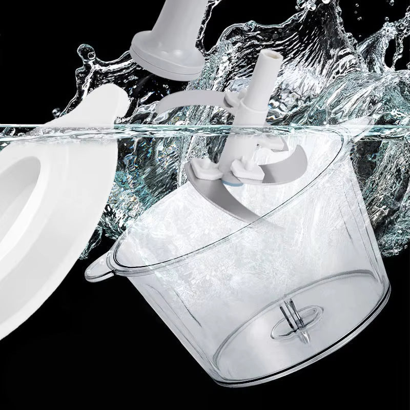 Manual chopper without electricity - stainless steel blades
