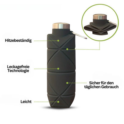 Foldable water bottle 750 ML - AquaFold