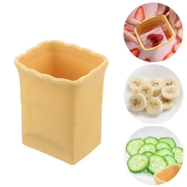 Multifunctional kitchen aid for quick cutting - QuickSlice