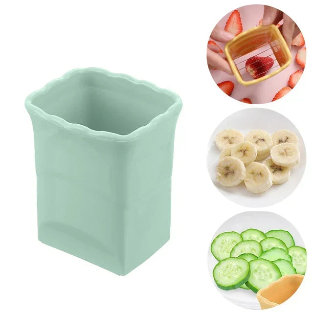 Multifunctional kitchen aid for quick cutting - QuickSlice