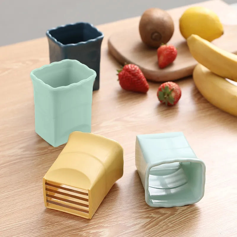 Multifunctional kitchen aid for quick cutting - QuickSlice