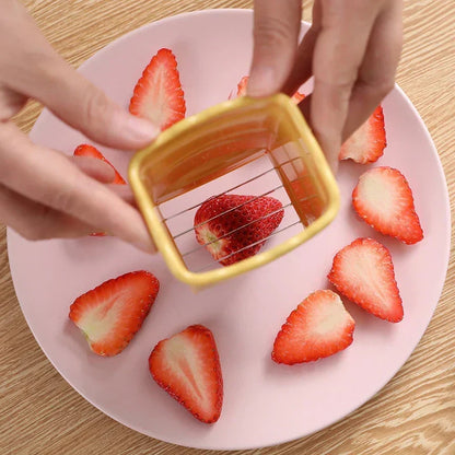 Multifunctional kitchen aid for quick cutting - QuickSlice