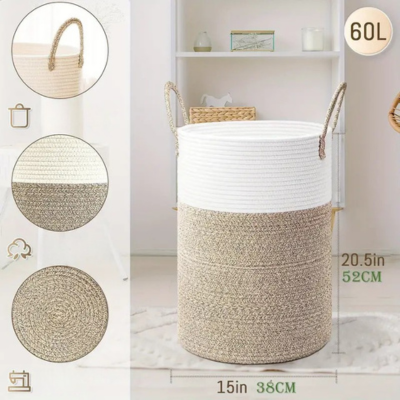 Foldable Round Laundry Basket - TidyLoop