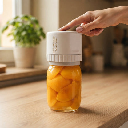Electric Vacuum Sealer for Mason Jars - Airtight in 30 seconds