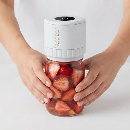 Electric Vacuum Sealer for Mason Jars - Airtight in 30 seconds