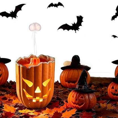 6.5'' Halloween Pumpkin Humidifier Jellyfish Mist Aroma Diffuser with Remote Control and Ambient Light