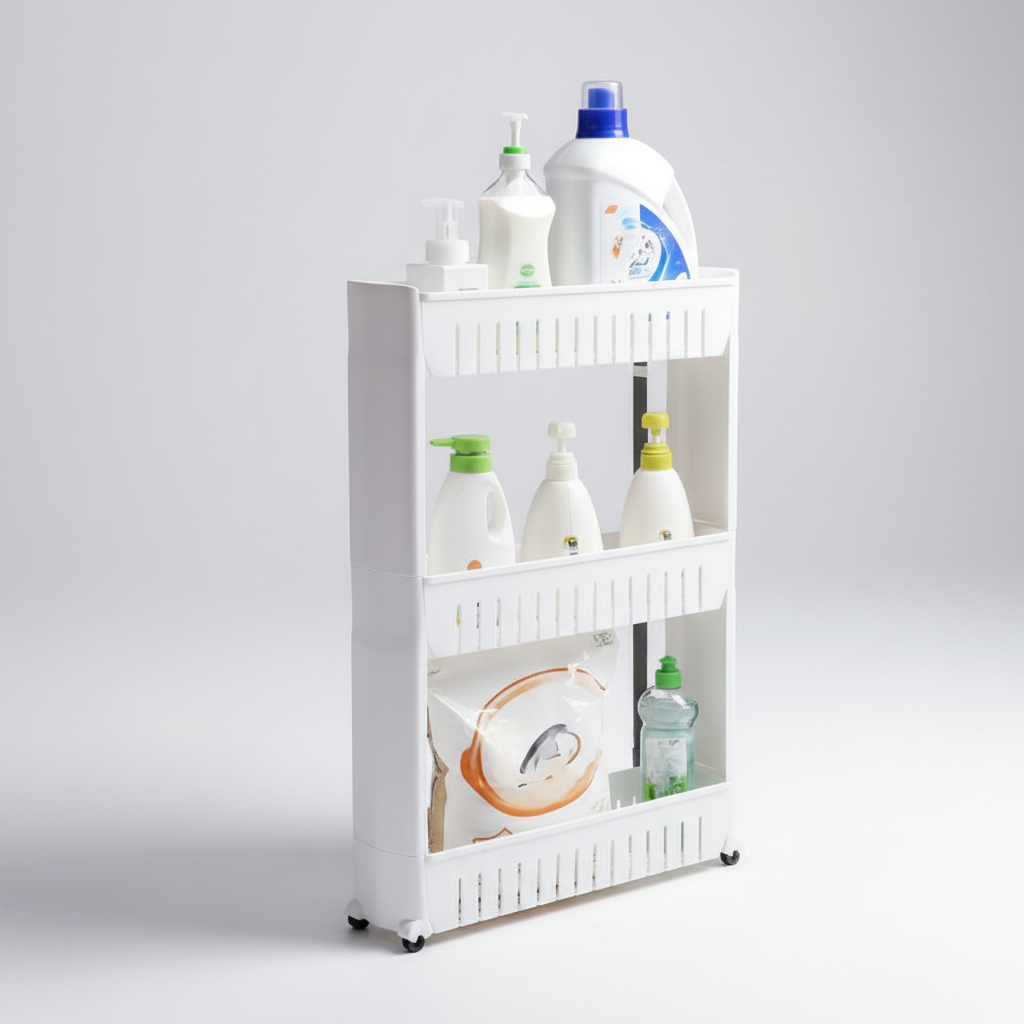 Plastic Organizer With Wheels - SlimGlide