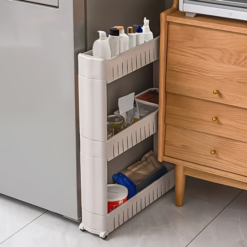 Plastic Organizer With Wheels - SlimGlide