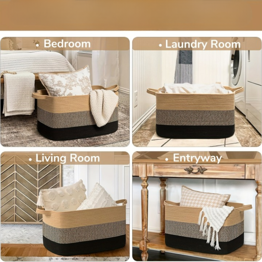 Large storage basket 55L