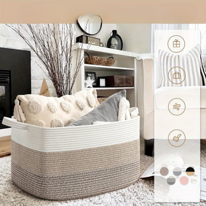 Large storage basket 55L