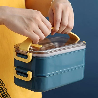 Thermally insulated lunch box made of stainless steel - 4 hours warm or cold
