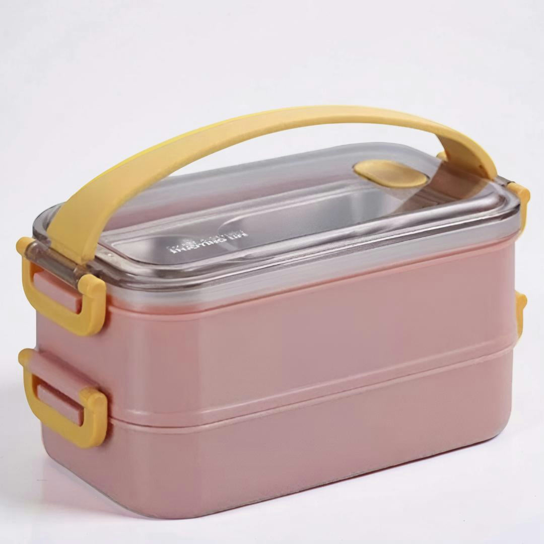 Thermally insulated lunch box made of stainless steel - 4 hours warm or cold