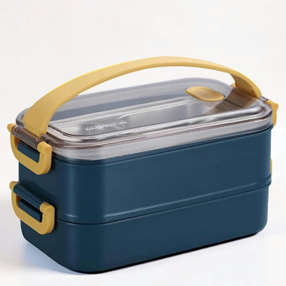 Thermally insulated lunch box made of stainless steel - 4 hours warm or cold