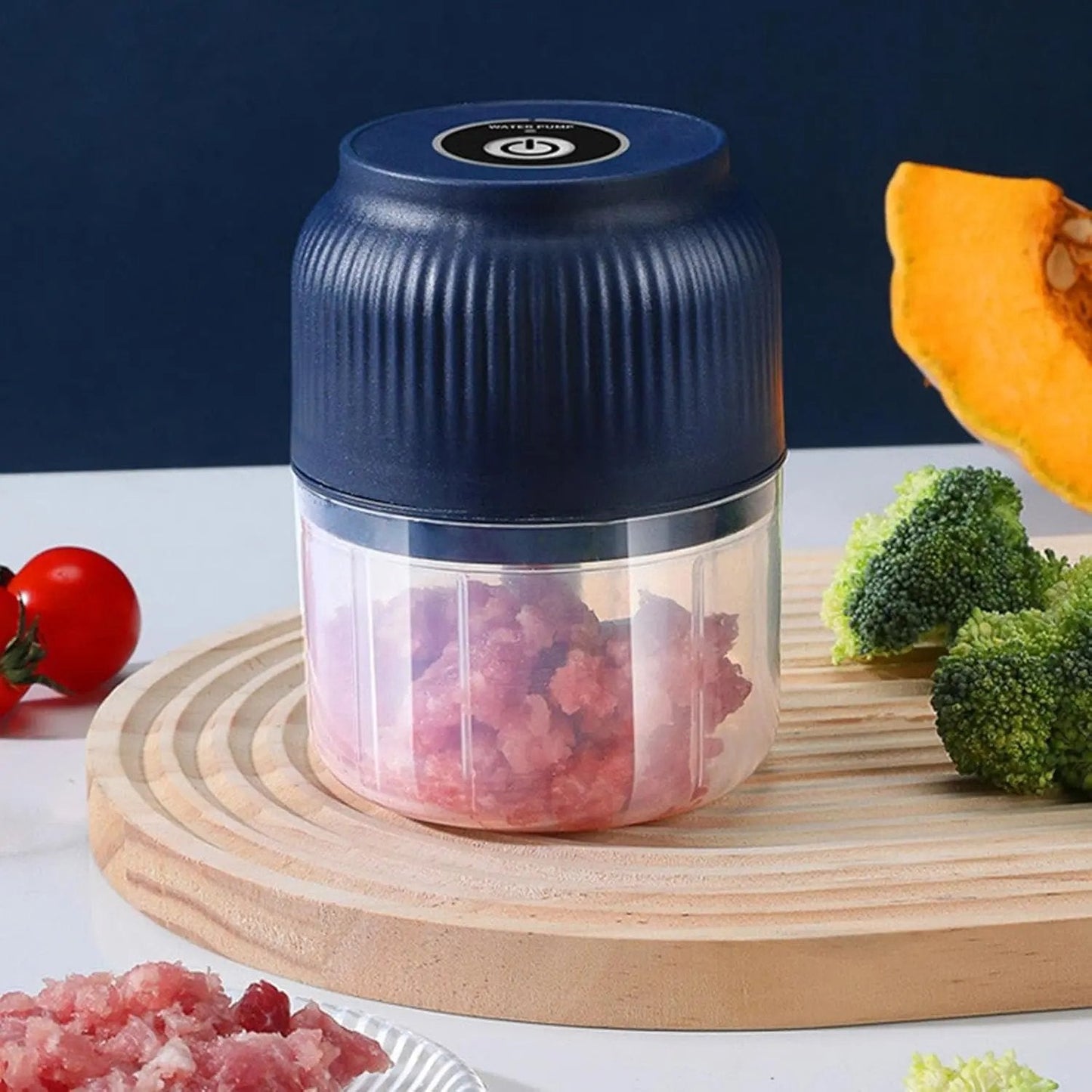 Mini Garlic Chopper — Chops meat, nuts & spices effortlessly