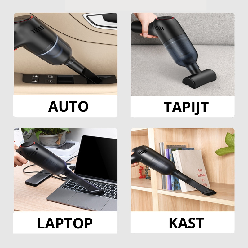 Portable Car Vacuum Cleaner | Light, quiet and powerful