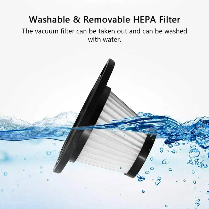 Wireless vacuum cleaner with powerful cyclone suction - PowerSuction
