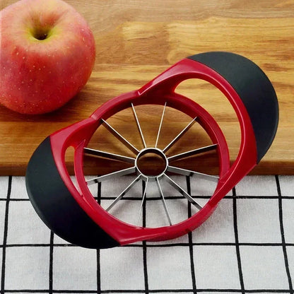 Fruit slicer with stainless steel blades - 8 or 12 cuts