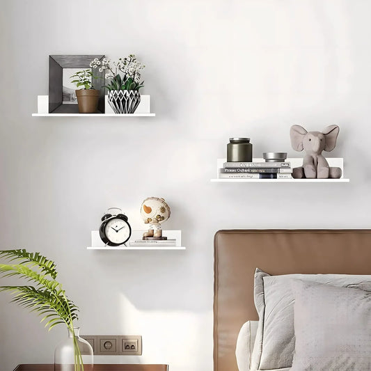 Metal wall shelf