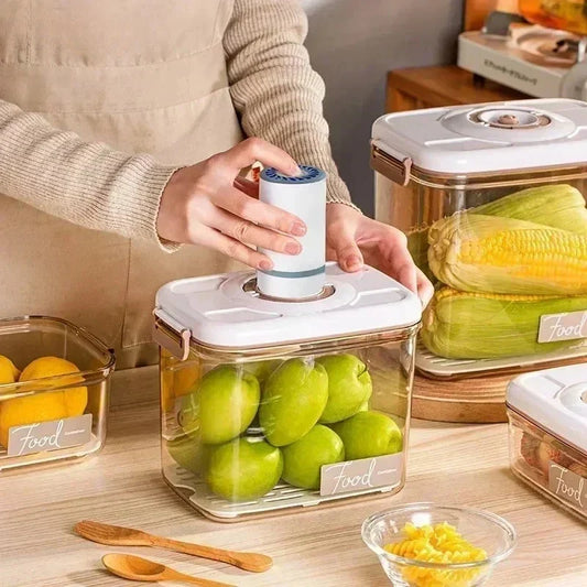 Food Vacuum Storage Box Transparent Container with Hand Pump - FreshLock