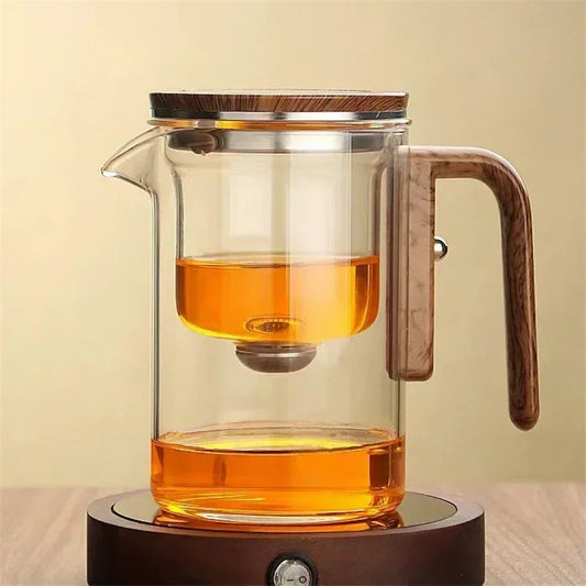 Glass teapot with advanced filtration - TeaSphere