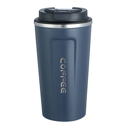 Stainless steel thermos mug with intelligent temperature display - TempMate