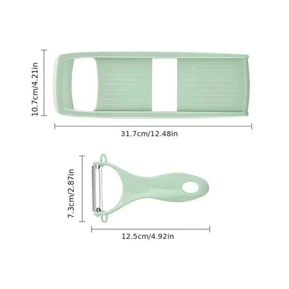 Multifunctional vegetable slicer with handle