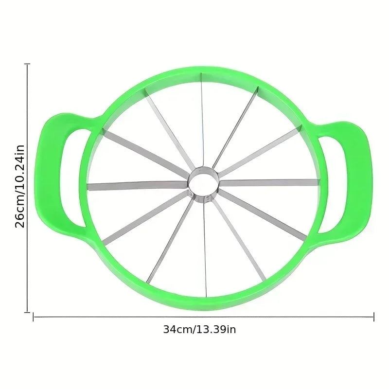 Fruit slicer with stainless steel blades - 8 or 12 cuts