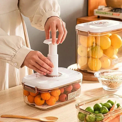 Food Vacuum Storage Box Transparent Container with Hand Pump - FreshLock