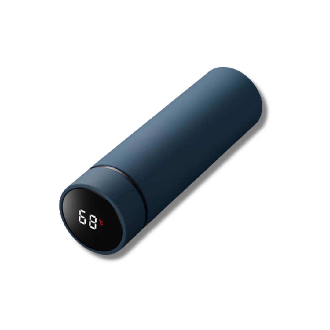 Smart thermos bottle with digital temperature display - TempKeeper